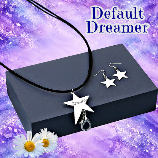 Default Dreamer - Black/Silver Lanyard