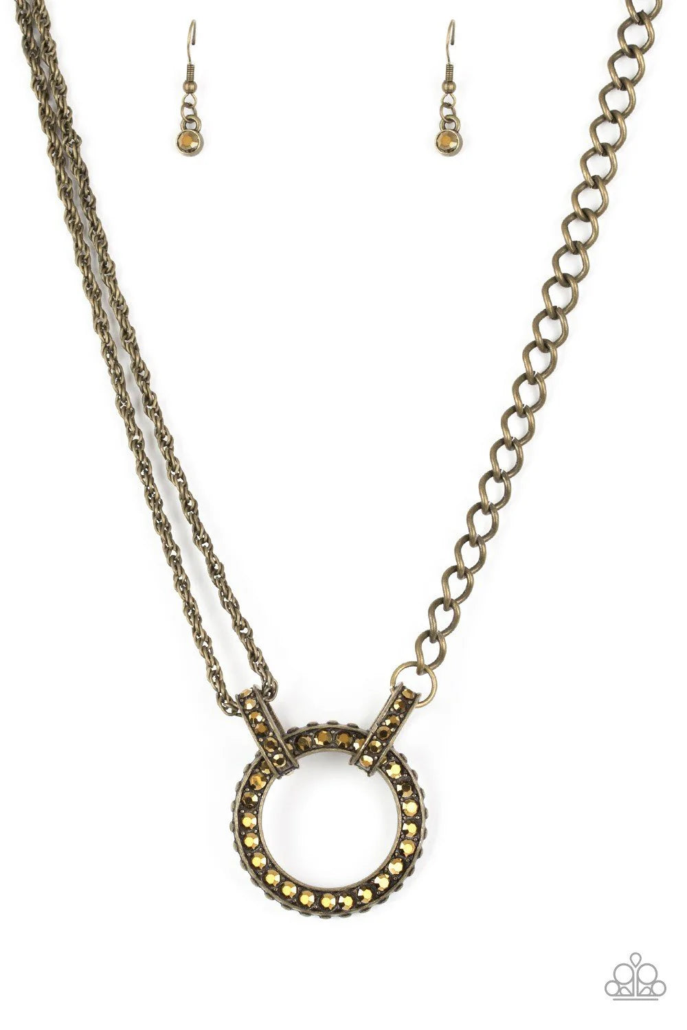 Razzle Dazzle - Brass  Necklace