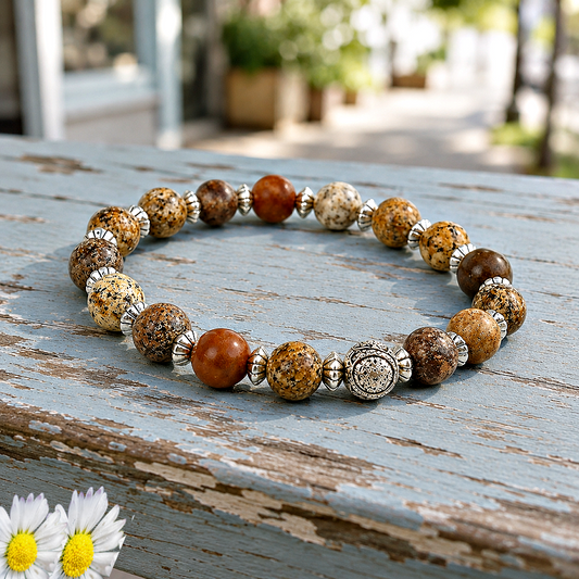 Keep The Peace - Silver Bracelet