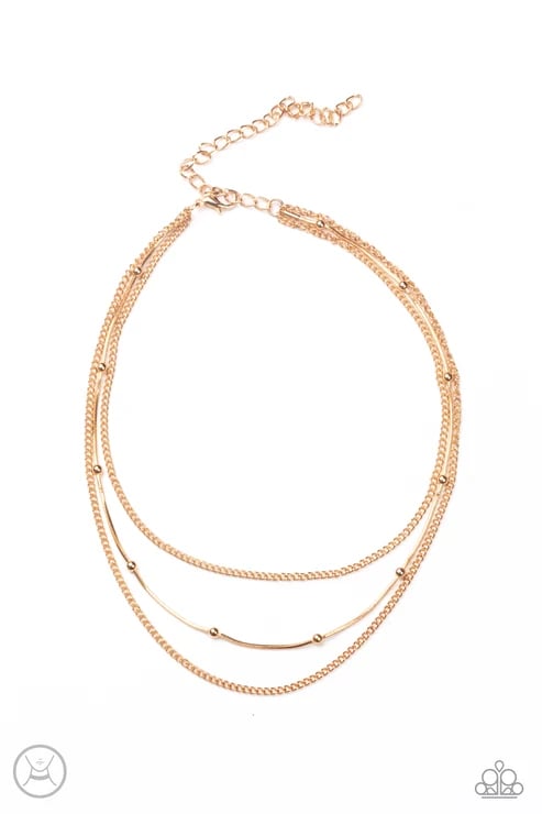Subtly Stunning - Gold Necklace