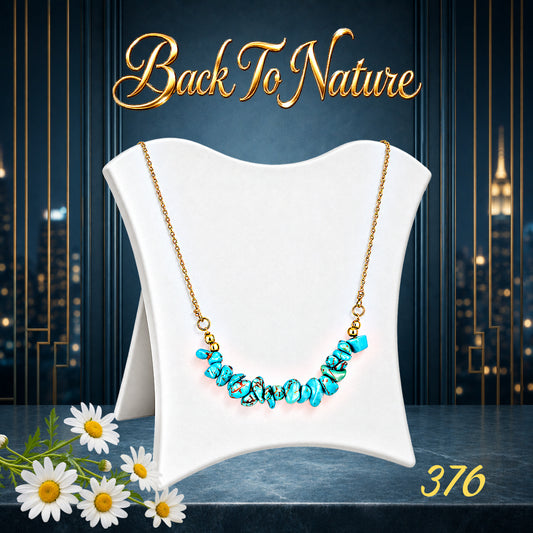 Back To Nature - Blue Necklace