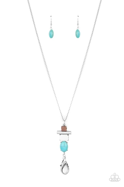Natural Novice - Blue Lanyard Necklace
