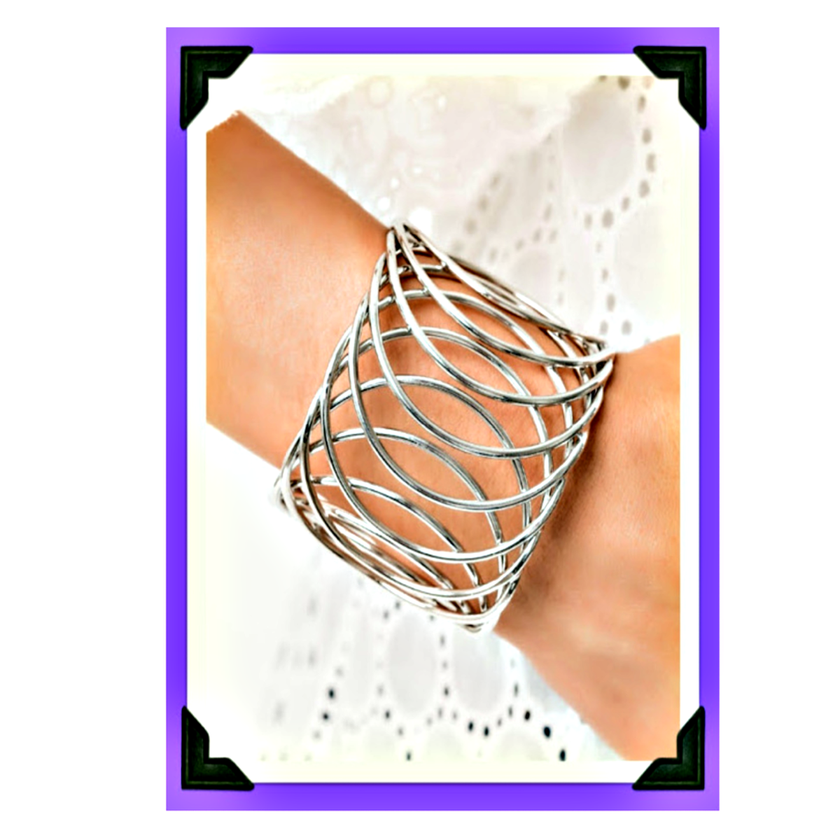 Dizzyingly Diva - Silver Bracelet