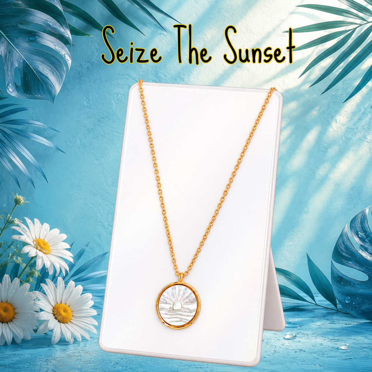 Seize the Sunset - Gold  Necklace