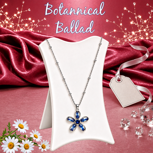 Botanical Ballad - Blue Necklace