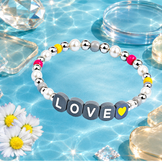 Love Language - Silver Bracelet
