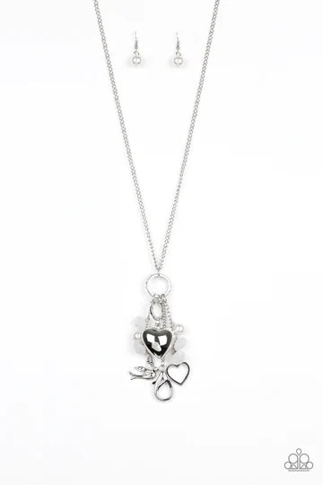 I Will Fly - White Lanyard Necklace