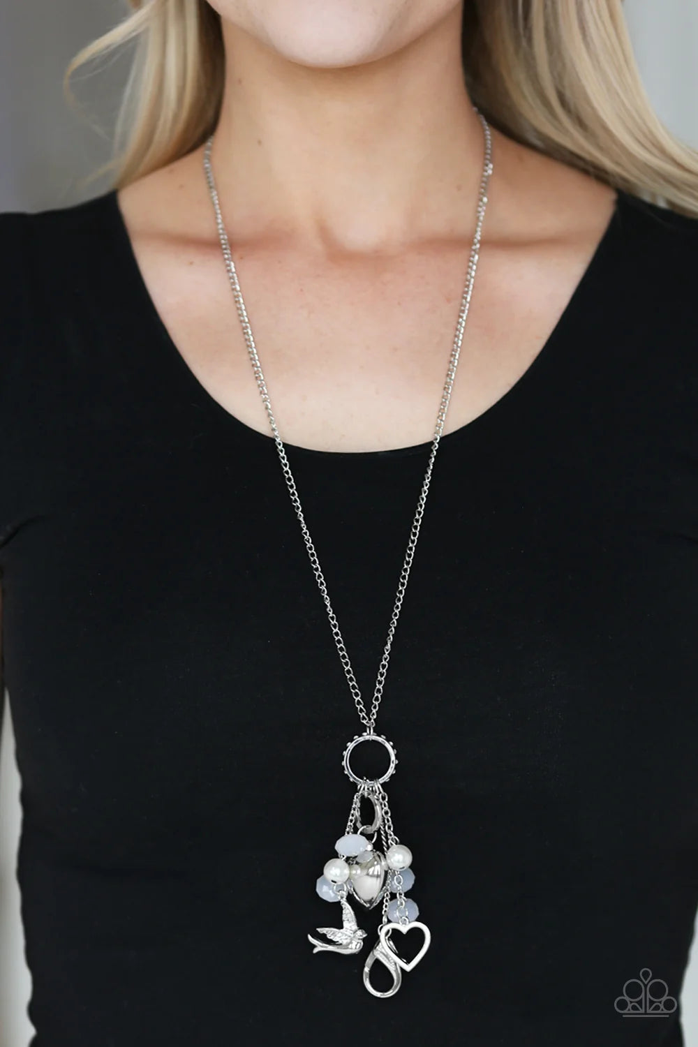 I Will Fly - White Lanyard Necklace