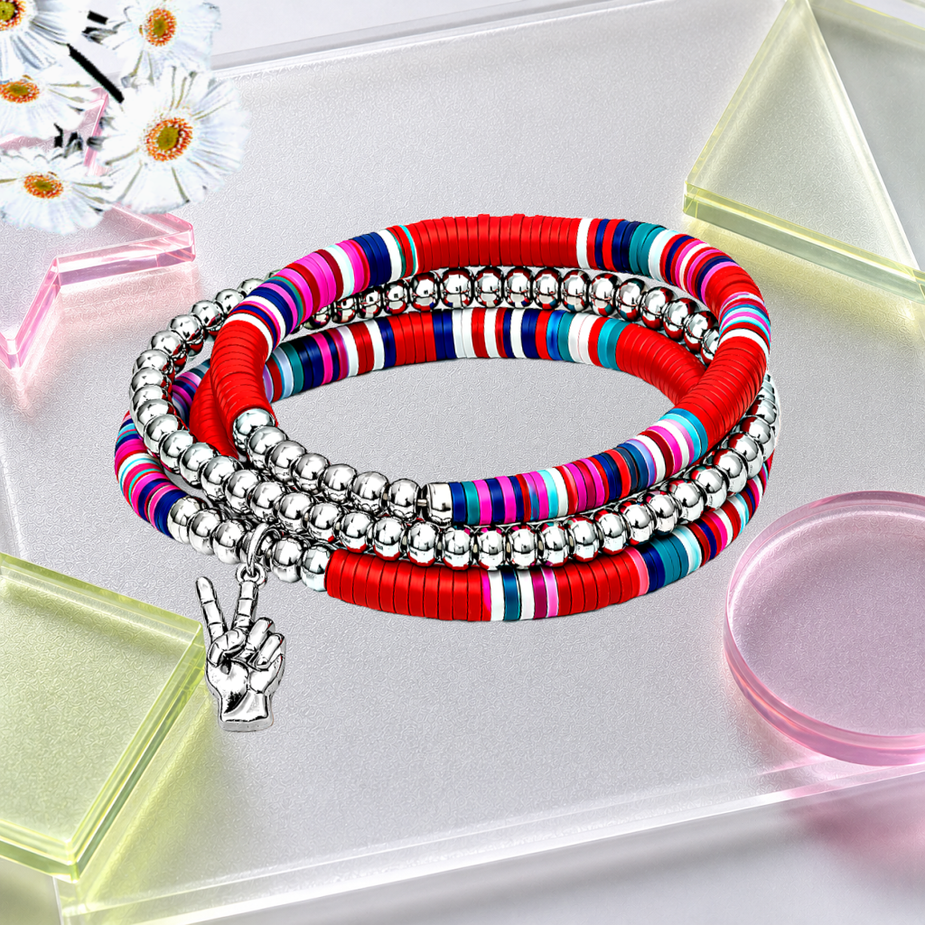 Peaceful Potential - Red  Bracelet