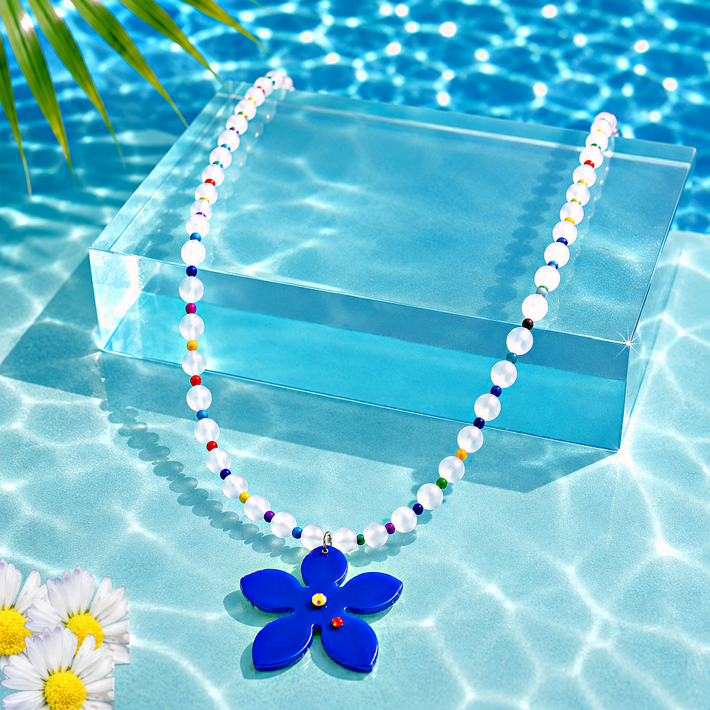 Nostalgic Novelty - Blue  Necklace
