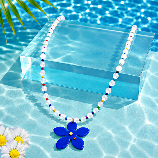 Nostalgic Novelty - Blue  Necklace