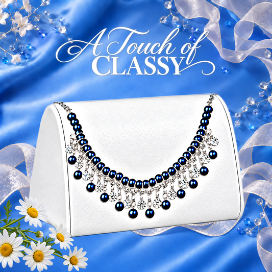 A Touch of CLASSY - Blue Necklace