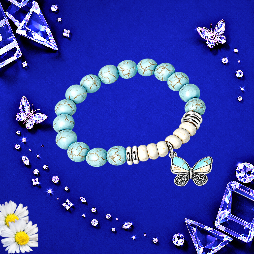 Bold Butterfly - Bkue  Bracelet