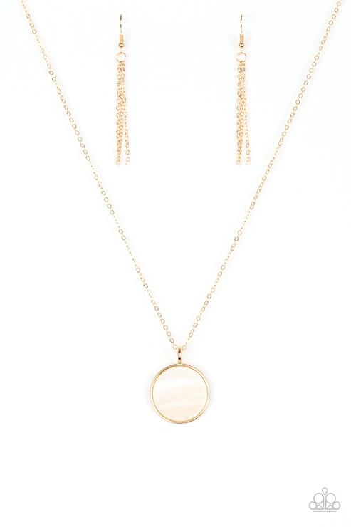 Shimmering Seashores - Gold Necklace