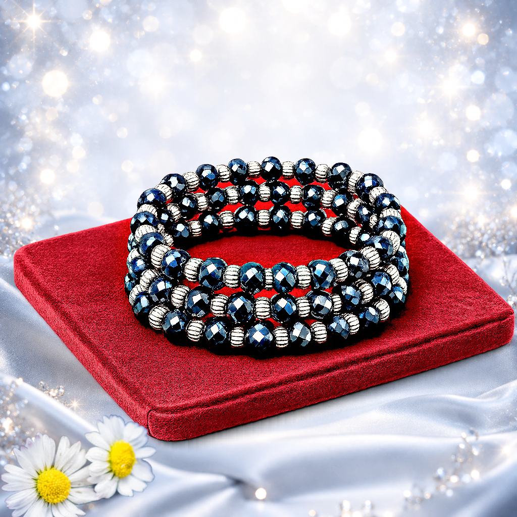 Eiffel Tower Tryst - Blue Bracelet