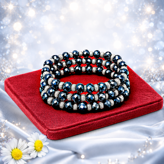 Eiffel Tower Tryst - Blue Bracelet