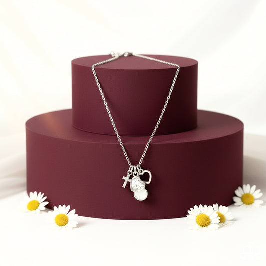 Purely  Blessed — White  Necklace