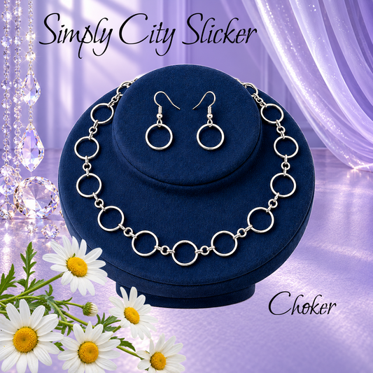 Simply City Slicker - Silver Necklace