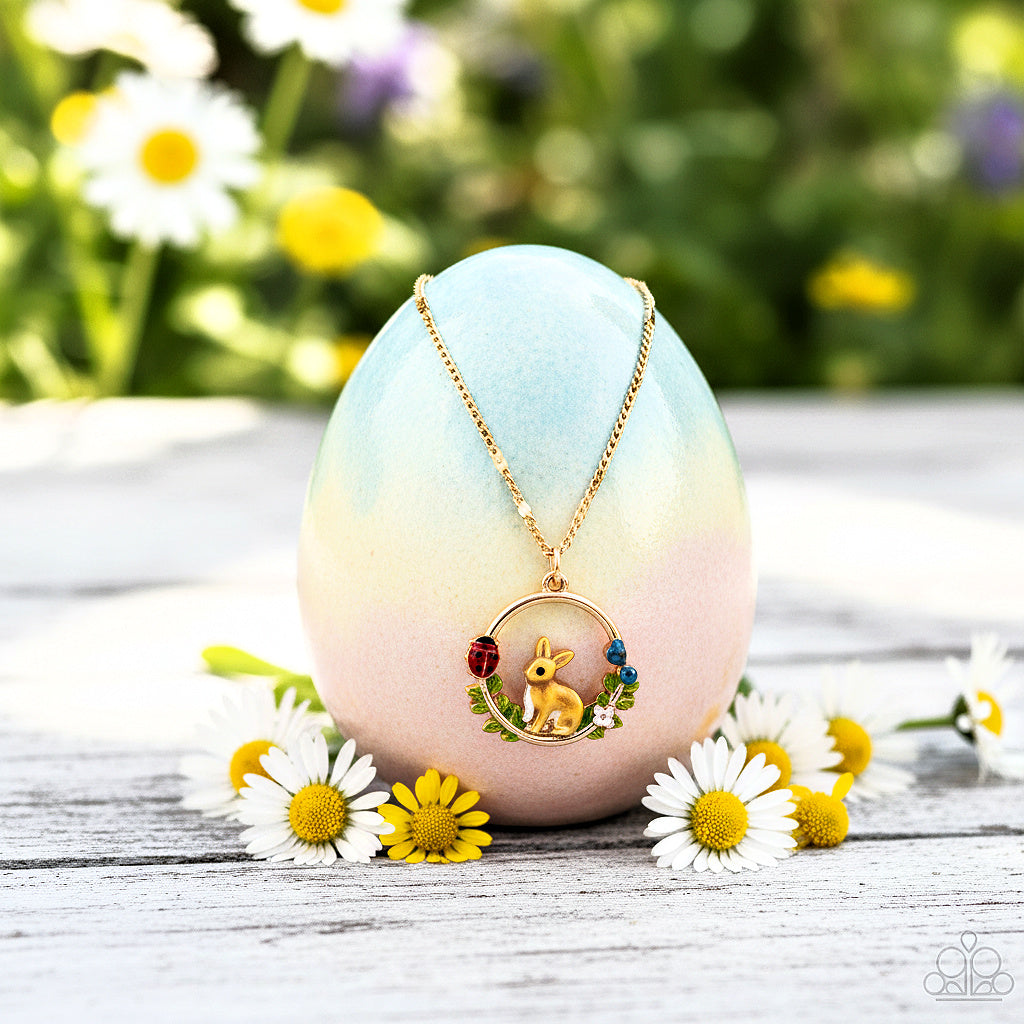 Easter Emblem — Gold  Necklace