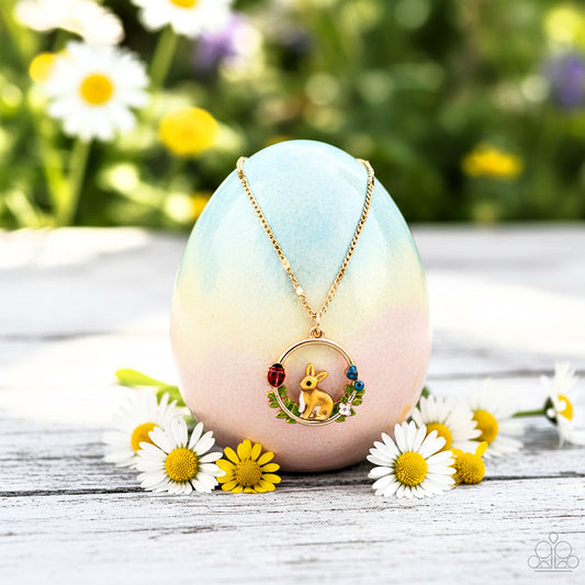 Easter Emblem — Gold  Necklace