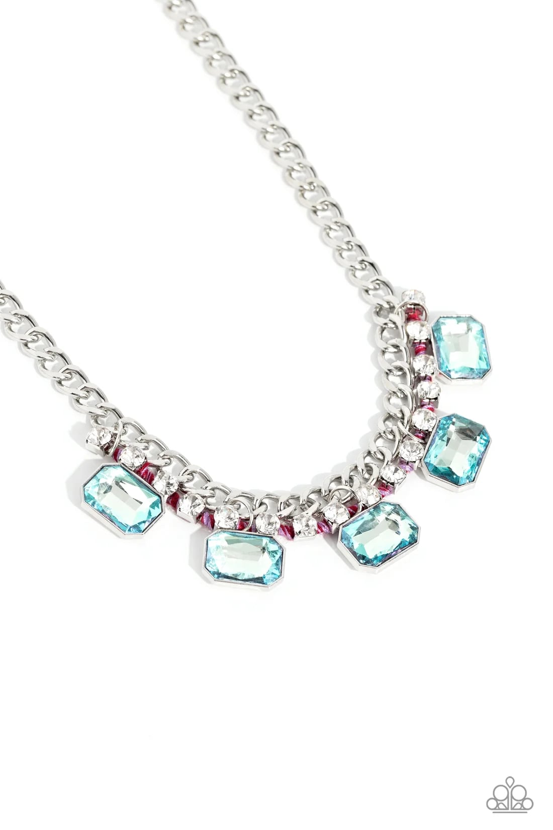 WEAVING Wonder- Blue/Multi Necklace