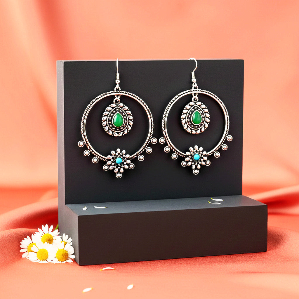 Neutral Nuance - Green  Earrings
