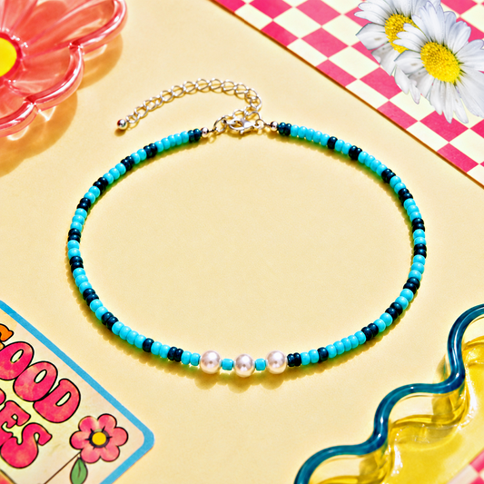 I Can SEED Clearly Now - Blue Necklace
