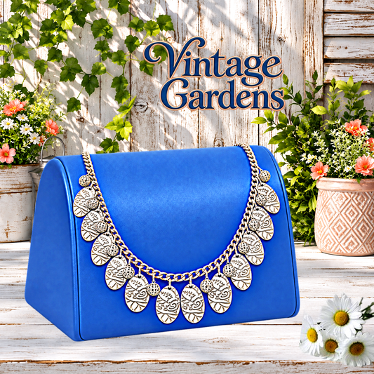 Vintage Gardens - Silver  Necklace