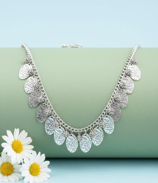 Vintage Gardens - Silver  Necklace