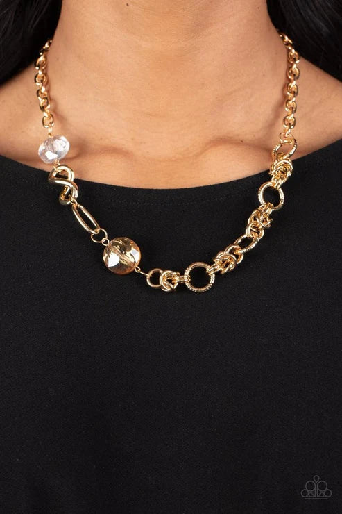 Celestially Celtic -Gold Necklace