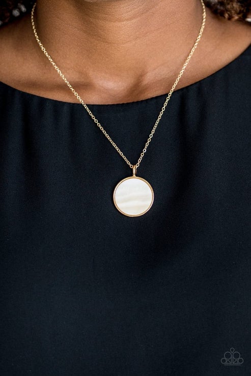 Shimmering Seashores - Gold Necklace