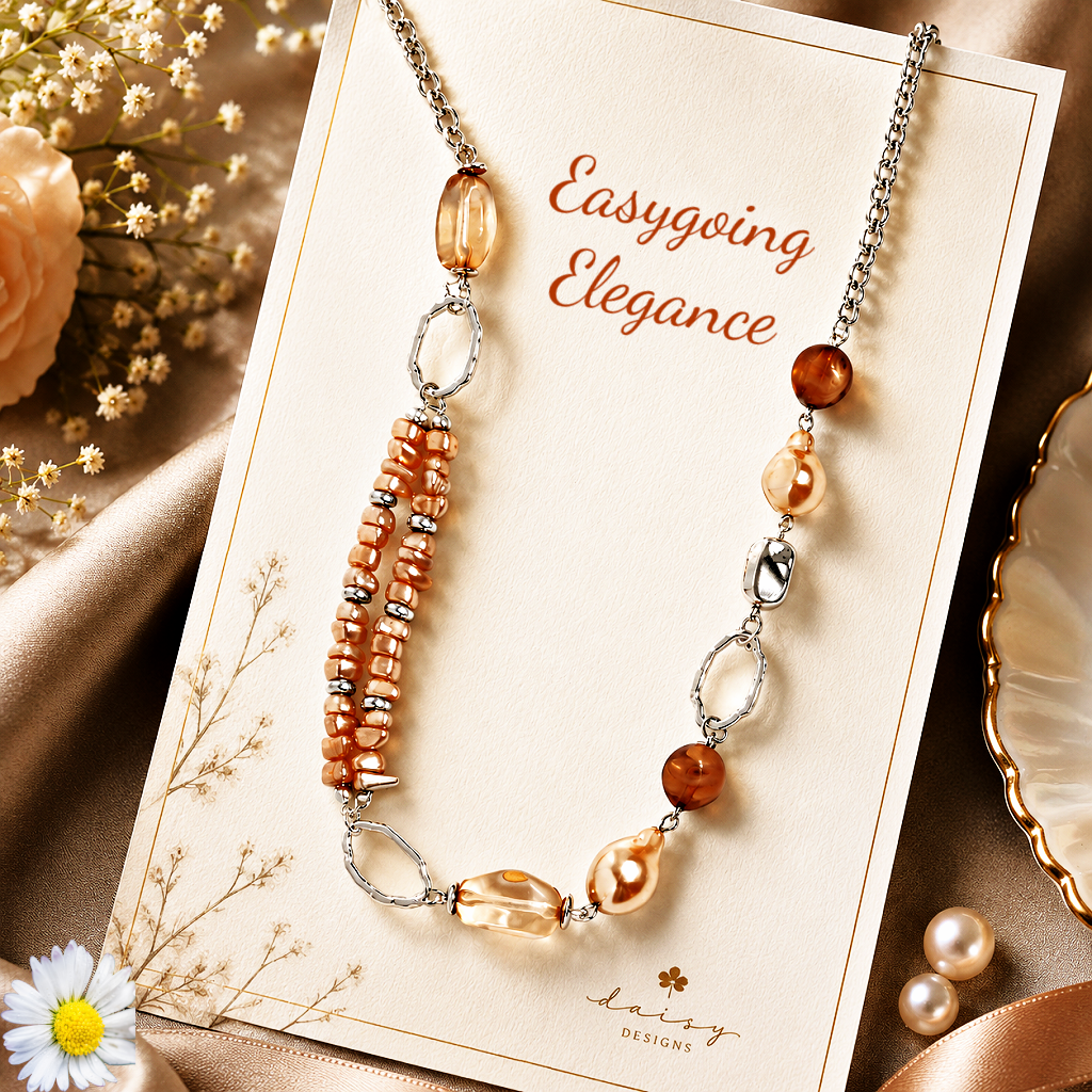 Easygoing Elegance - Brown  Necklace