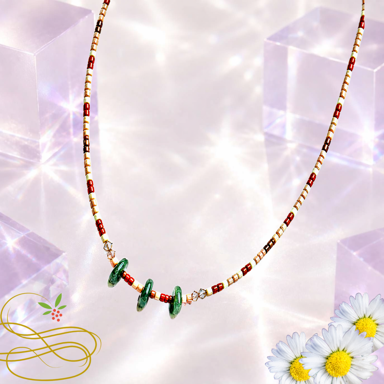 Naturally Notorious - Green  Necklace