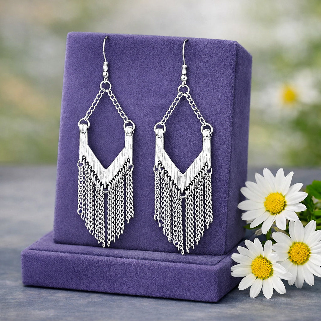 Unchained Fashion - Silver Earrings
