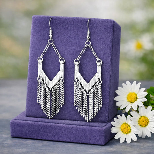Unchained Fashion - Silver Earrings