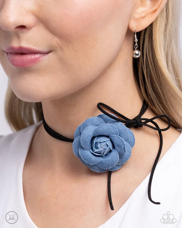 The Floral Folktale - Black Necklace