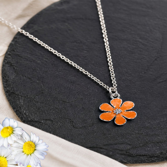 College Retreat - Orange Necklace