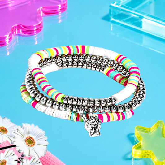 Peaceful Potential -  White Bracelet