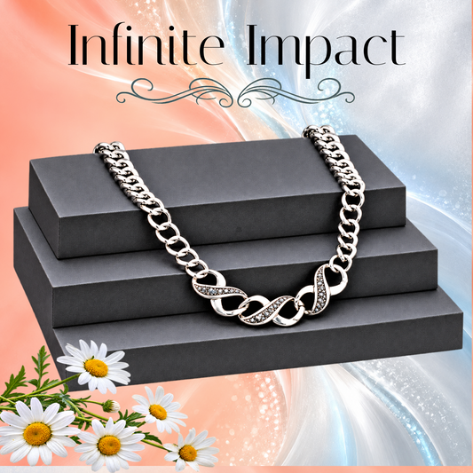 Infinite Impact  - Silver Necklace