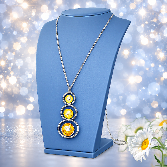 Celestial Courtier - Yellow  Necklace