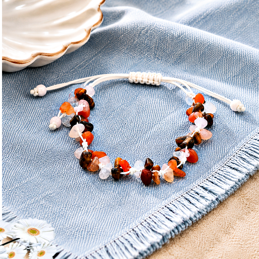 Knotted Kingdom - Orange  Bracelet