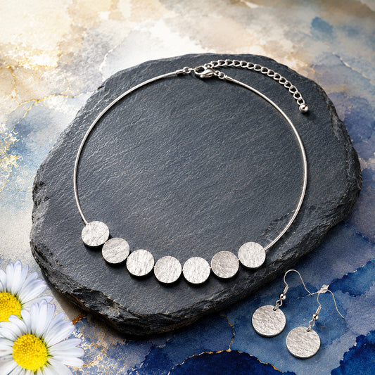 Slimmer Glimmer - Silver Necklace