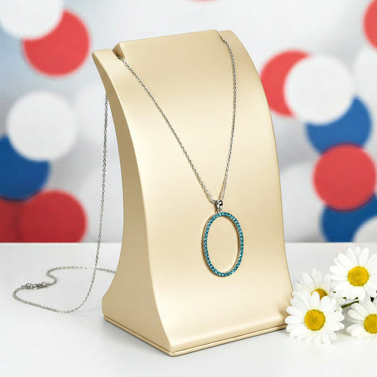 A Dazzling Distraction - Blue  Necklace