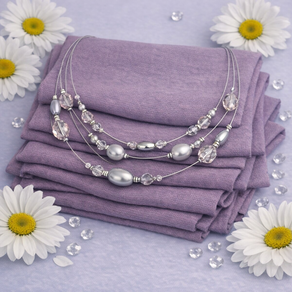 Pacific Pageantry - Silver  Necklace
