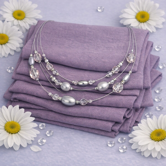 Pacific Pageantry - Silver  Necklace