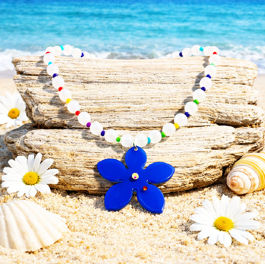 Nostalgic Novelty - Blue  Necklace