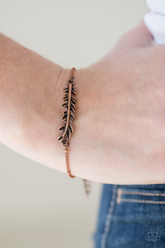 Bet The BRANCH - Copper ~ Paparazzi Clasp Bracelet