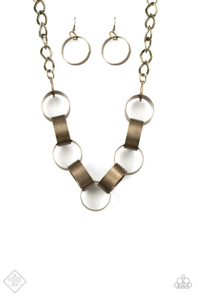 Big Hit - Brass  Necklace