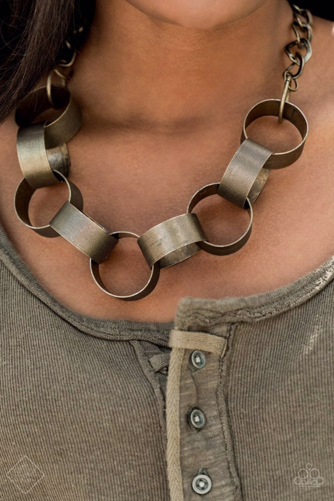 Big Hit - Brass  Necklace