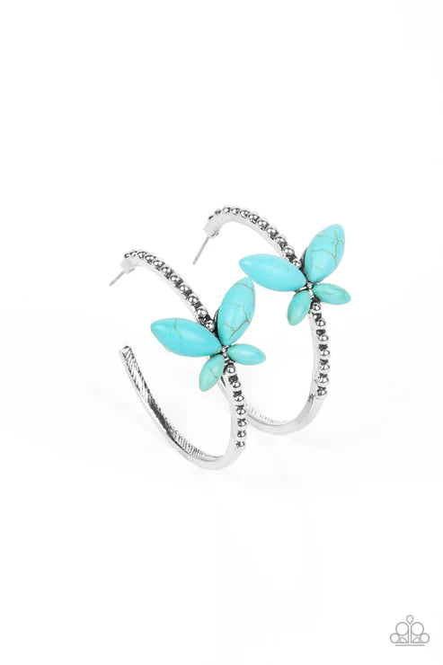 Bohemian Butterfly - Blue Earrings